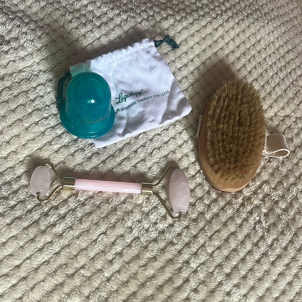 Legology Cellulite Therapy Cup, Dry Brush, and Eye Roller